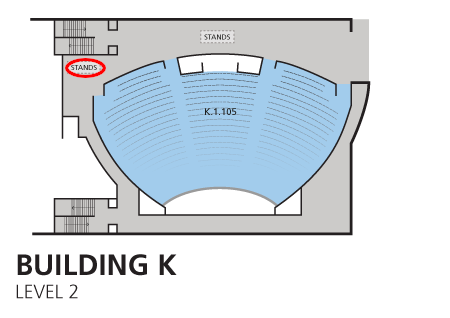 Map of the K building level 2