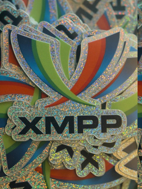 Sparkly XMPP stickers