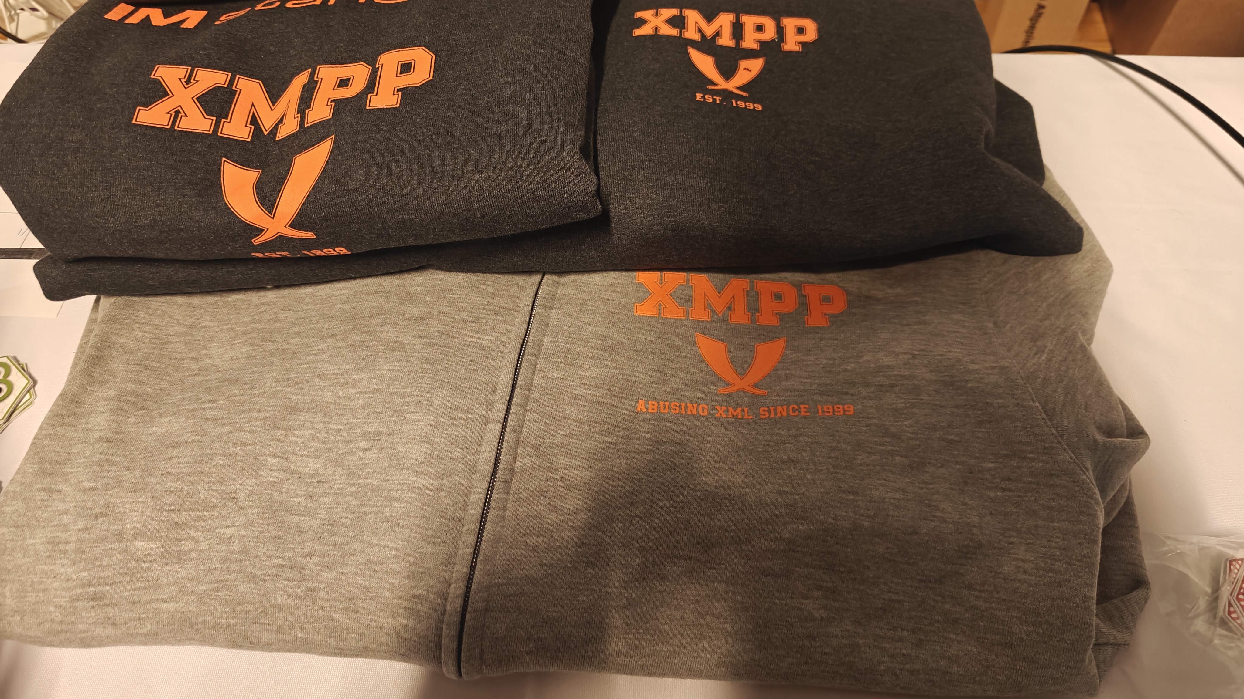 High quality XMPP hoodies and zipped cardigans!