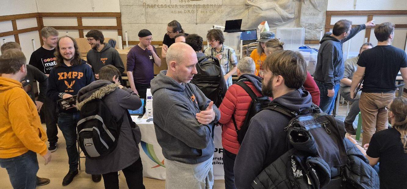 We found Wally. Now, can you find the XMPP booth in the picture?