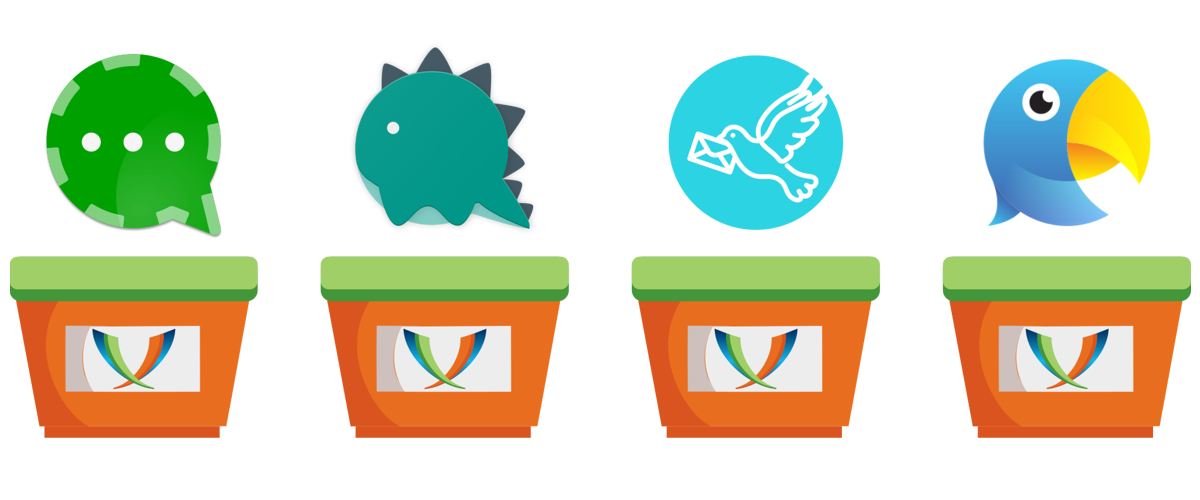 Four recipes for an open chat protocol at the Digital Independence Day!