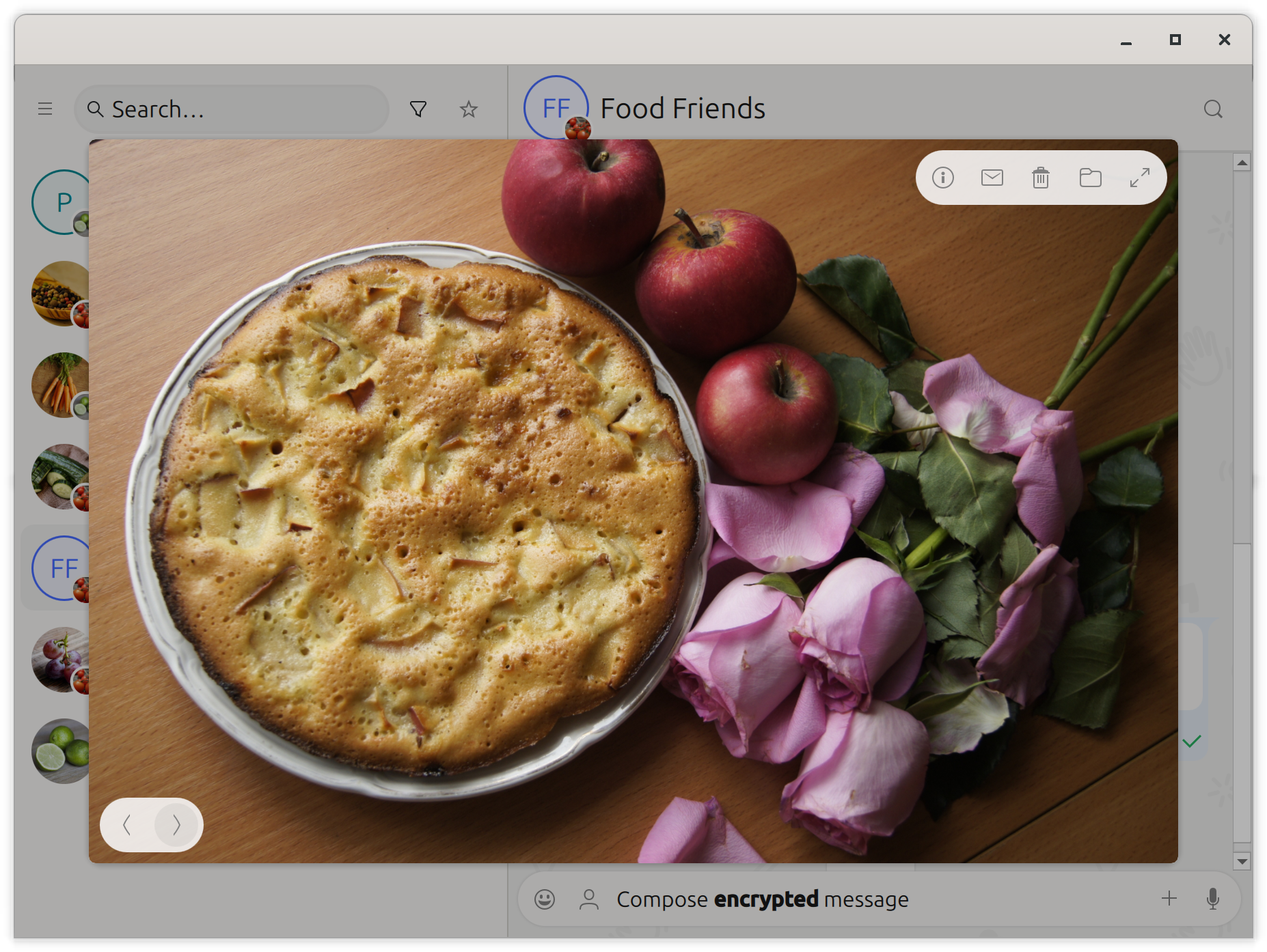 Kaidan 0.16.0: Media viewer.
